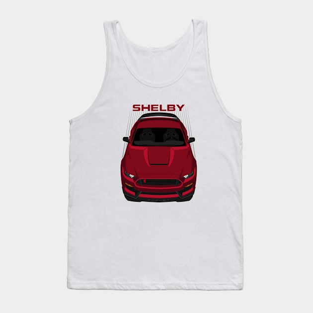 Ford Mustang Shelby GT350R 2015 - 2020 - Rapid Red Tank Top by V8social